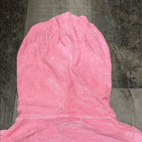 Kickee Pants Terry Front Zip After Swim with printed lined hood size Small 6/8 - Picture 5 of 5